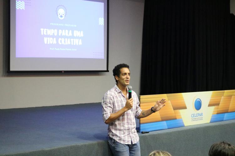 Tempo e criatividade são temas abordados na última palestra do programa PreParar no ano de 2018