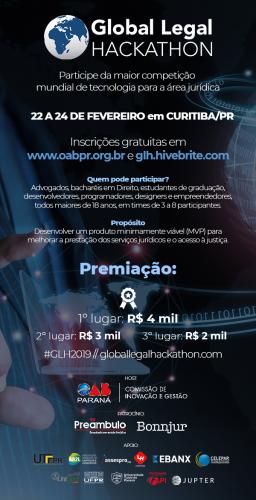 Celepar presente no maior Hackathon de tecnologia para o setor jurídíco