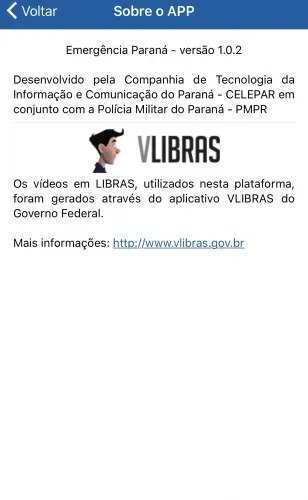 O portador de deficiência pode acessar os serviços do aplicativo para comunicar a perturbação de sossego, violência doméstica, ocorrências de trânsito, sendo guiado por todas as etapas até a finalização do boletim.