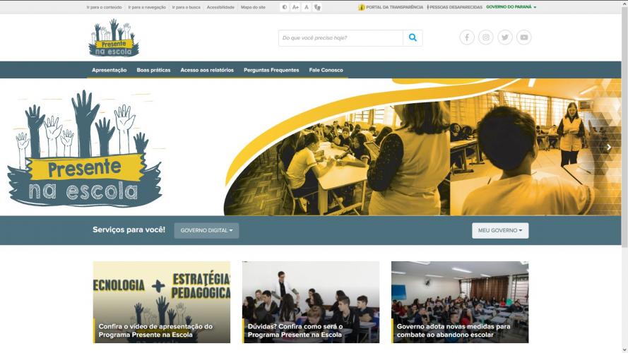 Tecnologia e integração vão combater evasão nas escolas do Paraná