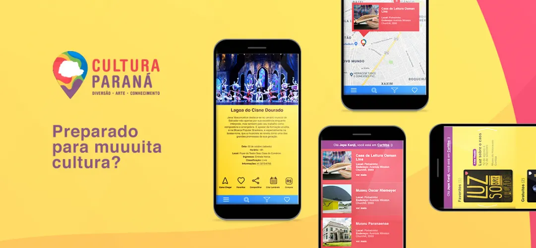 Aplicativo Cultura Paraná está de cara nova