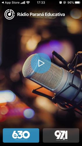 Aplicativo da Celepar para ouvintes da Rádio Paraná Educativa está disponível para IOS