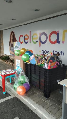 Celepar arrecada brinquedos para a campanha Paraná Piá