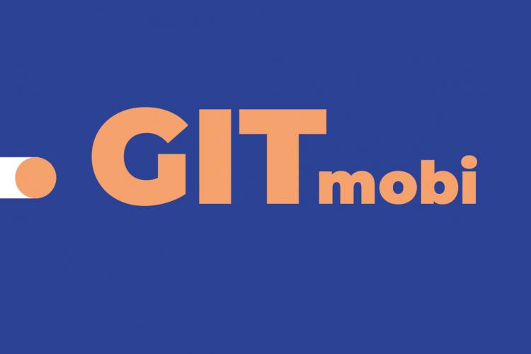 gitmobi em letras laranja