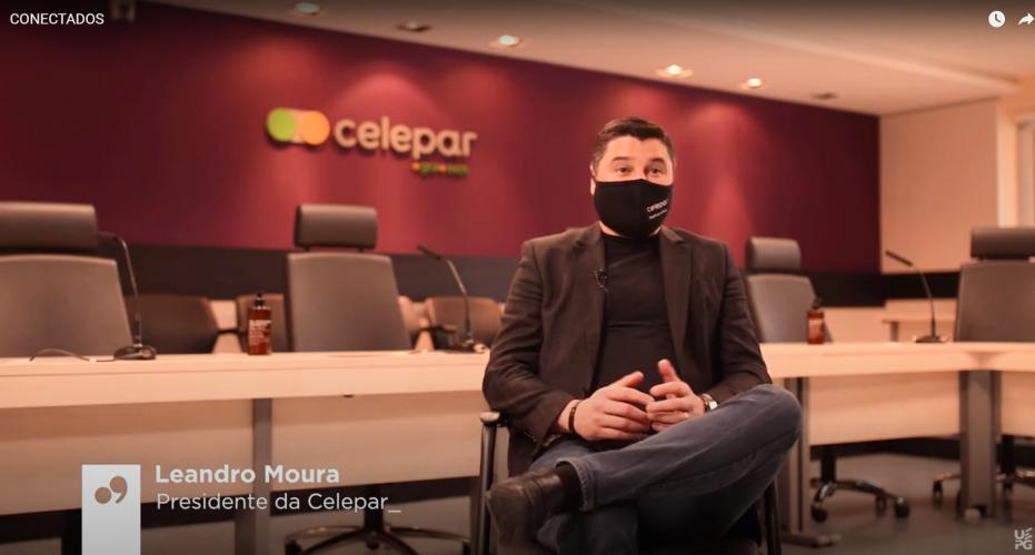 Presidente da Celepar, Leandro Moura, no webdocumentário Chamada Zero Nove