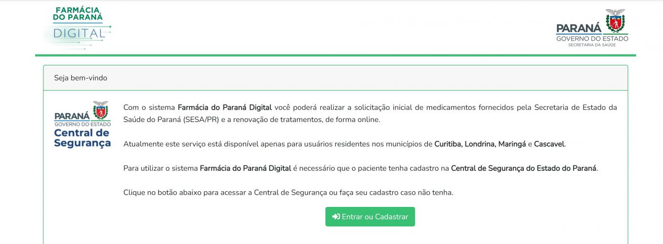 Sistema da Celepar agiliza solicitação de medicamentos na Farmácia do Paraná