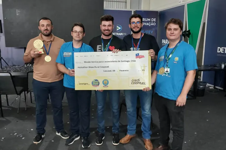 Hackathon do Show Rural: idealizadores de projeto sobre frangos ganham viagem ao Chile