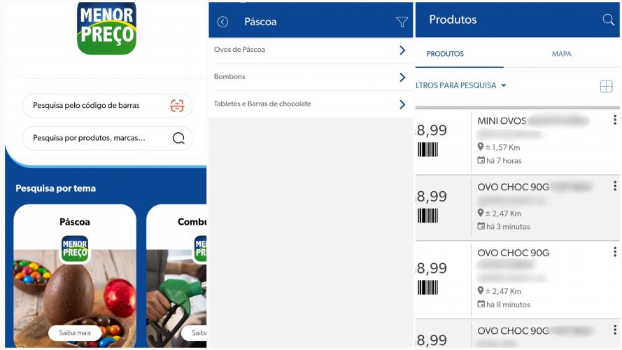 Aplicativo Menor Preço tem novo recurso para ajudar o consumidor a economizar na Páscoa