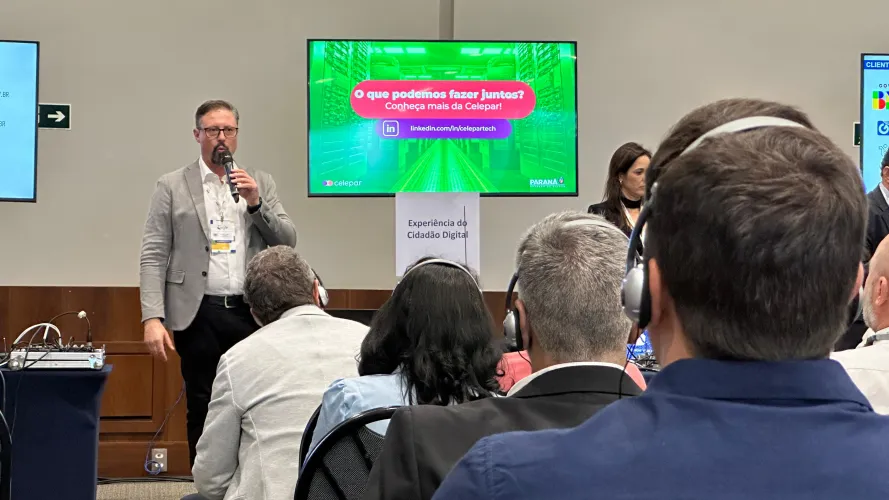 No SECOP 2024, Celepar apresenta estratégias para melhorar a experiência do paranaense em serviços digitais do governo