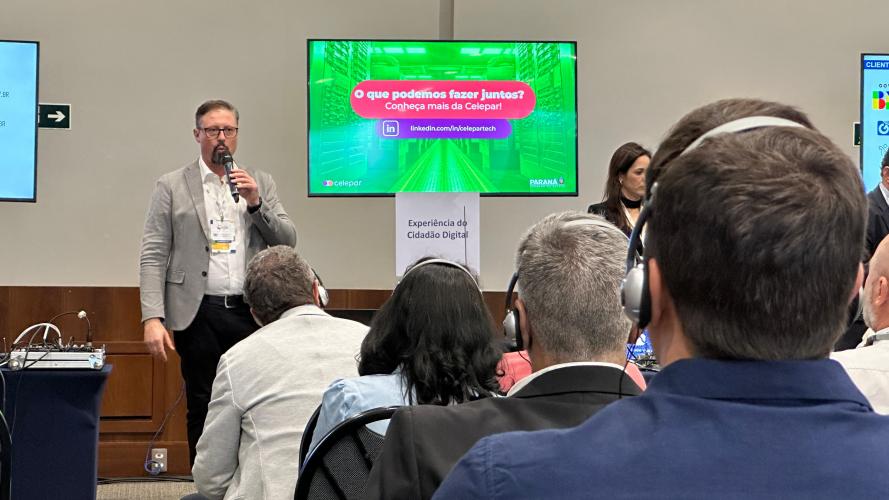 No SECOP 2024, Celepar apresenta estratégias para melhorar a experiência do paranaense em serviços digitais do governo