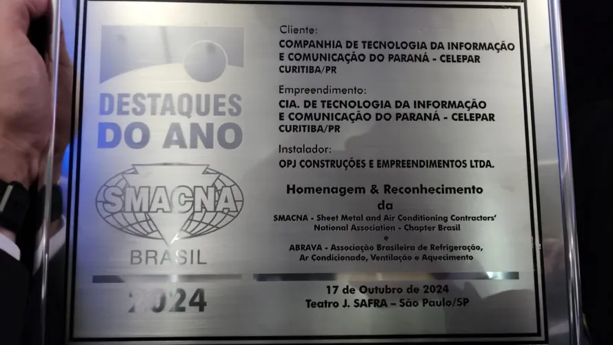 Vencedora do Prêmio Destaque do Ano SMACNA Brasil 2024