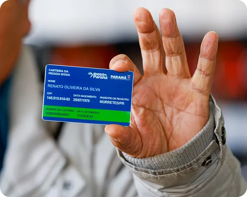 Paraná lança Carteira da Pessoa Idosa 65+ com novo sistema de emissão para garantir gratuidade no transporte intermunicipal
