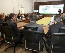 O governador Beto Richa apresenta 1° Sistema de Gestão Ambiental (SGA) do Estado do Paraná.Curitiba, 03/06/2014