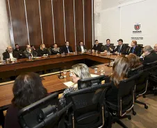 O governador Beto Richa apresenta 1° Sistema de Gestão Ambiental (SGA) do Estado do Paraná.Curitiba, 03/06/2014: