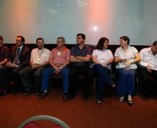 Participantes da 117ª Reunião Ordinária do Conselho das Associadas da Associação Brasileira de Entidades Estaduais de Tecnologia da Informação e Comunicação (Abep) em Curitiba/PR, nos dias 09 e 10 de fevereiro de 2012