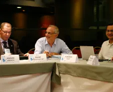 Diretores eleitos da Abep no segundo dia de reunião do Conselho das Associadas.
