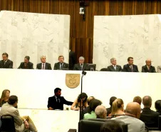 Sessão solene de abertura dos trabalhos na Assembleia Legislaiva