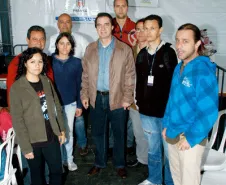 Técnicos da Central de Atendimento da Celepar acompanham as atividades do Paraná em Ação
