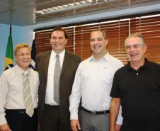 Jacson Carvalho Leite, Faisal Saleh, Marcos Venício Alves Meyer e Rafael Andreguetto