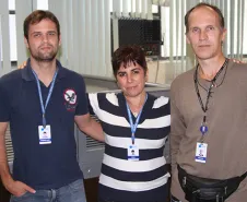Equipe SEIL: Andre Luis Lopes dos Santos, Vera Lucia Cantos Lopes e Nevius Fernandes de Pulpa Mello