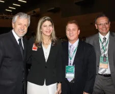 Jorge Samek, Marli Portela, Jacson Carvalho Leite e Danilo Scalet na abertura da Latinoware 2011, no Parque Tecnológico Itaipu