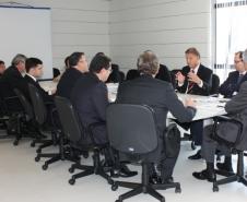 Jose Anisio Salazar, Adolfo Aguilar Junior, Welington de Souza Carvalho, Sebastião Henrique de Medeiros, Sergio de Jesus Vieira, Mauro Sorgenfrei, Mauro Munhoz, Cássio Taniguchi, Edson Casagrande e Jacson Carvalho Leite, na 4ª Reunião Ordinária do Conselho Estadual de Tecnologia da Informação e Telecomunicações – COSIT - Data: 02/06/2011