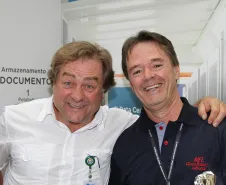 Os homenageados Pedro Colodi e Milton de Macedo Cavalcanti Filho.