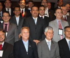 Participantes da 117ª Reunião Ordinária do Conselho das Associadas da Associação Brasileira de Entidades Estaduais de Tecnologia da Informação e Comunicação (Abep) em Curitiba/PR, nos dias 09 e 10 de fevereiro de 2012
