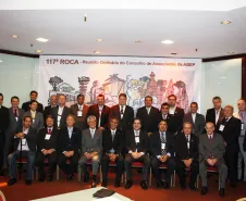 Participantes da 117ª Reunião Ordinária do Conselho das Associadas da Associação Brasileira de Entidades Estaduais de Tecnologia da Informação e Comunicação (Abep) em Curitiba/PR, nos dias 09 e 10 de fevereiro de 2012