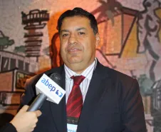 O presidente, Carlson Janes Aquistapasse (Procergs/RS), em entrevista para a ABEP (Associação Brasileira de Entidades Estaduais de Tecnologia da Informação e Comunicação), na 117ª Reunião Ordinária do Conselho das Associadas da Abep