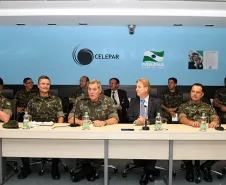 Reunião no Centro Integrado de Informações Estratégicas (CIIE)
