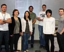 Equipe da Celepar, DIDES-F1, responsável pelo desenvolvimento do sistema: Julio Cesar Ribeiro Taborda, Teresinha Militão Puchalski, Luciane Tiemi Suzuki, Danilo Carvalho Cipriano,Jaime Lippel,Gabriel Junji Ito e Eldimar Soares Teixeira e Caroline Jablonski Ruppel Santos que não está na foto

  