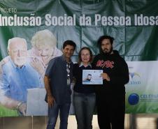 Jacson Carvalho Leite e Airton Jack na reunião realizada na Celepar