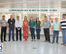 Os aniversariantes, Daniel, Mauro, Carvilhe, Marcia, Regina, Priscilla, Paulo, GIlmar e Viani