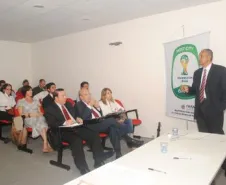 Palácio das Araucárias. Reunião da Câmara Temática da Transparência. Adão Pedroso, coordernador do projeto Copa do Mundo na Celepar