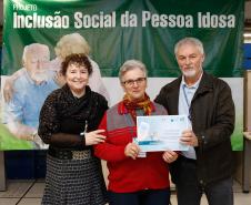 Mais uma turma com alunos da terceira idade foi formada pela Celepar. Ao todo, 58 pessoas com idade acima de 60 anos participaram do Curso Básico de Smartphone que a companhia oferta gratuitamente.