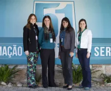 Juliana Bortolan, Marilza Andrade, Cristina Romanniuk Fontanelli e Louisie Pascoal