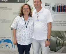 Os aniversariantes,  Gisele e Marcel (a partir da esq.)