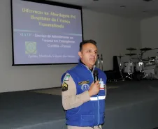 Palestra "Primeiros socorros para crianças e idosos", com o cabo Wellyngton