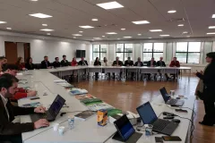 Diretoria e colaboradores da Celepar visitam Observatório Sistema FIEP 