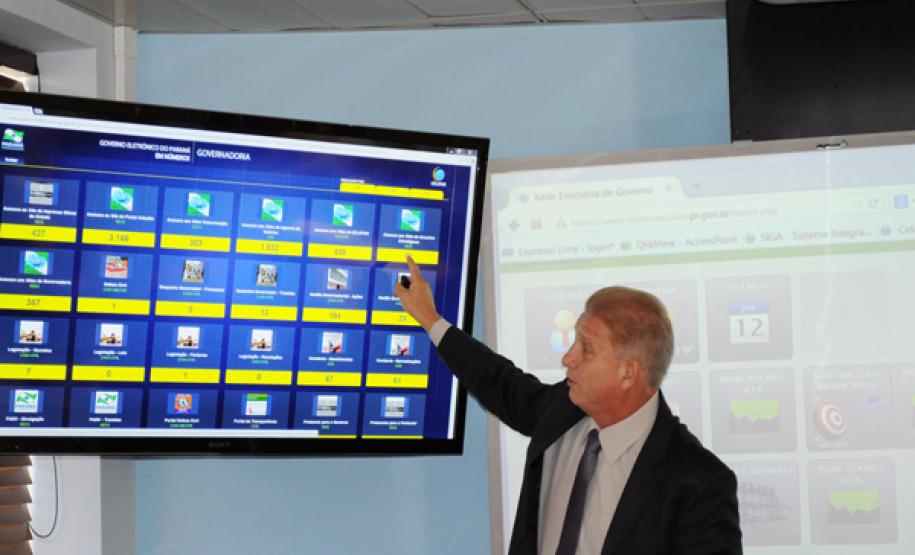 Equipe da vice-governadora Cida Borghetti visita a Celepar x