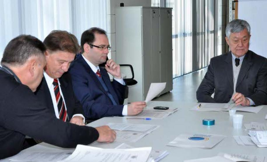 Cássio Taniguchi, Edson Casagrande, Jacson Carvalho Leite e Hugo Eduardo Simião, na 4ª Reunião Ordinária do Conselho Estadual de Tecnologia da Informação e Telecomunicações – COSIT - Data: 02/06/2011