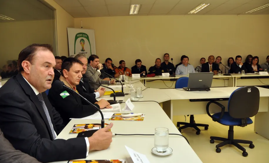 Câmara de Segurança debate ações para Copa 2014 Fonte: Agência de Notícias do Paraná