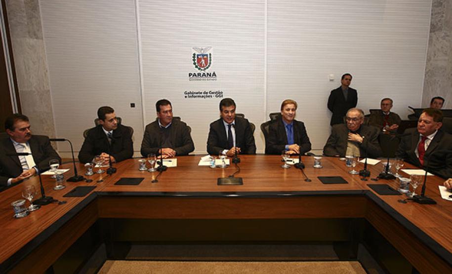 O governador Beto Richa apresenta 1° Sistema de Gestão Ambiental (SGA) do Estado do Paraná.Curitiba, 03/06/2014