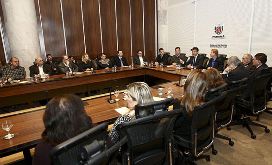 O governador Beto Richa apresenta 1° Sistema de Gestão Ambiental (SGA) do Estado do Paraná.Curitiba, 03/06/2014: