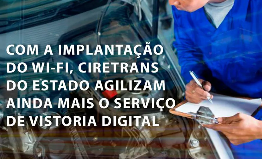 Wi-Fi garante estabilidade em vistorias de veículos no Detran