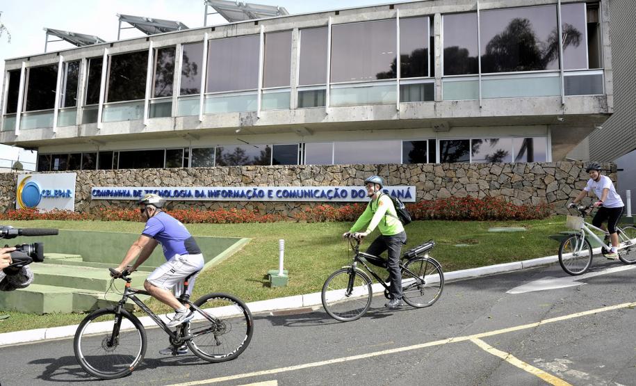Dia Nacional de Bike ao Trabalho tem semana de conscientização na Celepar