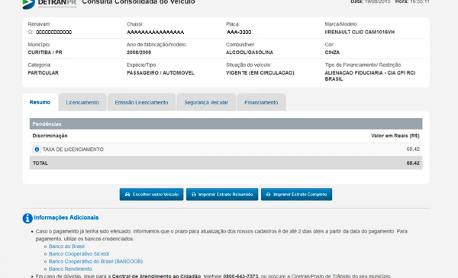 Celepar desenvolve ferramenta que facilita a consulta de informações de veículos