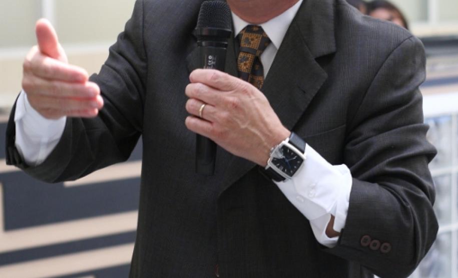 O diretor presidente da Celepar, Jacson Carvalho Leite