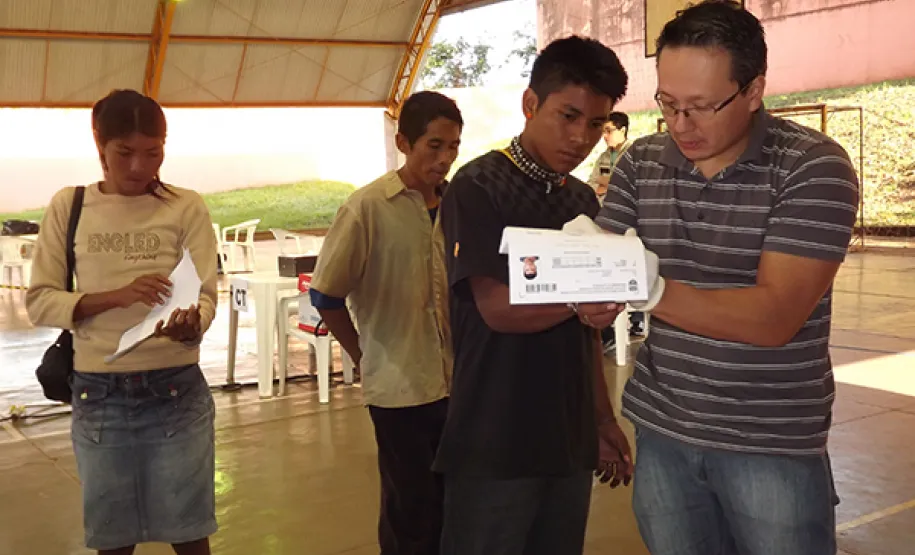 Mutirão garante documentos a indígenas em Guaíra